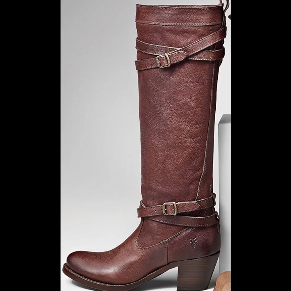 Jane strappy tall boots